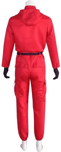 Vista 3 de HNZQE Mono unisex con capucha de anime para disfraz de fiesta de Halloween y cosplay