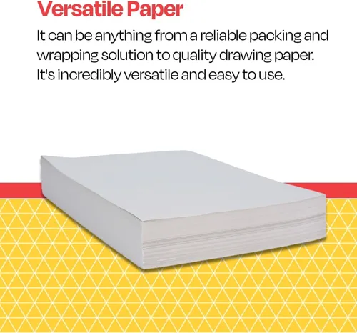 Vista 5 de Papel periódico Sax - 8 1/2" x 11" (21.59 cm x 27.94 cm) - Paquete de 500 hojas - Blanco