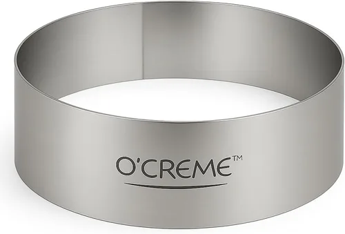Vista 8 de O'Creme Anillo para Pastel de Acero Inoxidable Resistente Redondo Molde de Anillo para Pastel Mousse para Hornear, Decoración de Pasteles de Postre