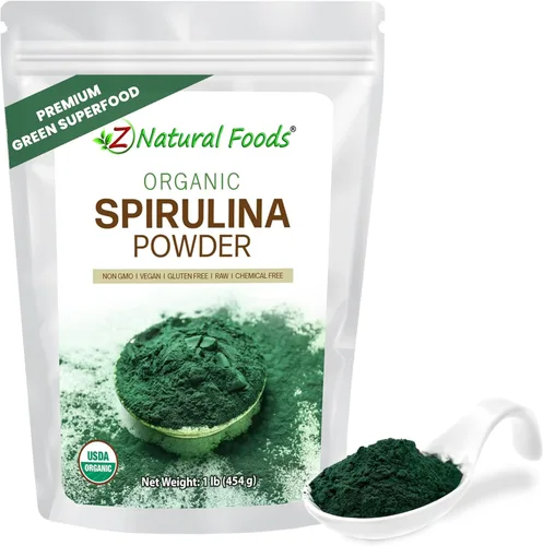 Vista 10 de Z Natural Foods Chlorella Powder - 5 libras - Pared celular agrietada - Increíble superalimento de algas azules y verdes para batidos, bebidas
