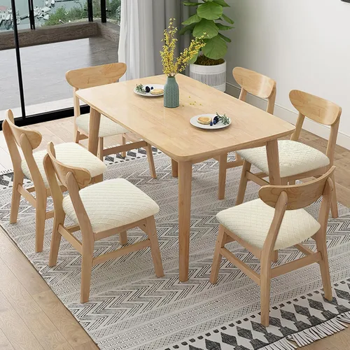 Vista 2 de Fuloon Fundas elásticas para asiento de silla, 2 PCS, extraíbles y lavables, fundas para sillas de comedor, antipolvo, fundas deslizantes de cojín
