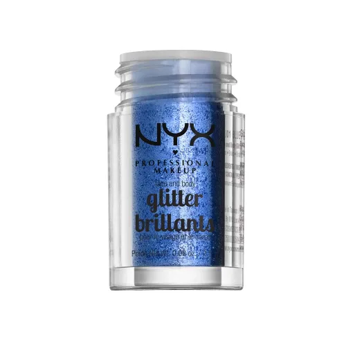 Vista 2 de NYX PROFESSIONAL MAKEUP Purpurina facial y corporal, azul