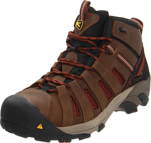 Vista 2 de KEEN Utility Bota de trabajo para hombre Flint Mid con puntera de acero