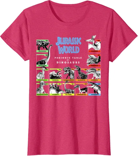 Vista 11 de Jurassic World Camiseta Periodic Table of Dinosaurs, Negro, S
