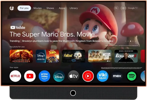 Vista 10 de Smart TV portátil de 27 pulgadas con batería incorporada, TV al aire libre FHD de 1080P para casas rodantes y campamentos, HDR10, Dolby Audio, WiFi