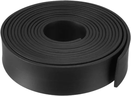Vista 41 de uxcell Tira de sello de goma rectangular maciza, 0.197 in de ancho, 0.118 in de grosor, 3.3 ft de largo, color negro