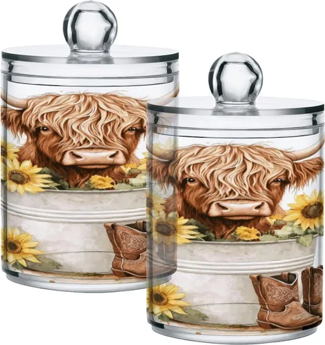 Vista 24 de Juego de 2 dispensadores de bastoncillos de algodón de mármol turquesa, recipiente de almacenamiento para baño, tapa de plástico acrílico, frasco