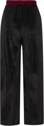 Vista 4 de Womens Velvet High Waist Harem Pants Relaxed Fit Elastic Waist Velour Joggers Sweatpants Wide Leg Baggy Sweat Pants
