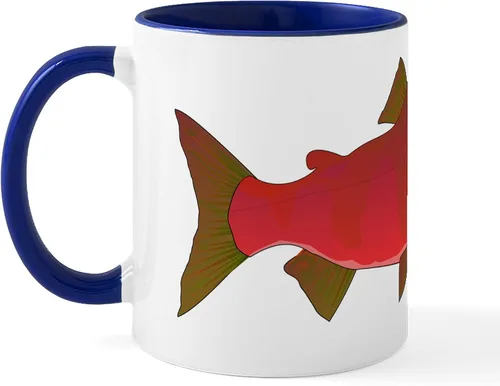 Vista 33 de CafePress Bigmouth Flathead - Taza de café de cerámica (11.0 fl oz)
