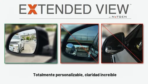 Vista 5 de Espejos de punto ciego, compatibles con BMW X3 Extended View, juego de 2 piezas (izquierda y derecha)