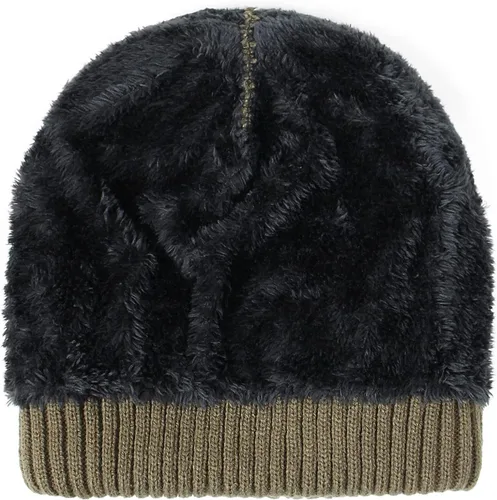 Vista 3 de Gorro de invierno para hombre, con forro polar, gorro deportivo para mujer al aire libre