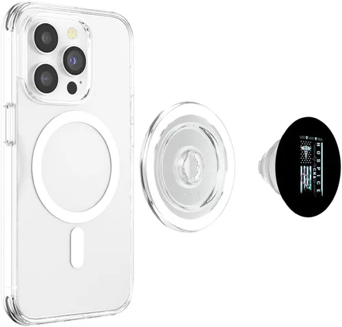 Vista 4 de Hospice CNA Life Certified Asistente de enfermería Hospice CNA PopSockets MagSafe PopGrip para iPhone