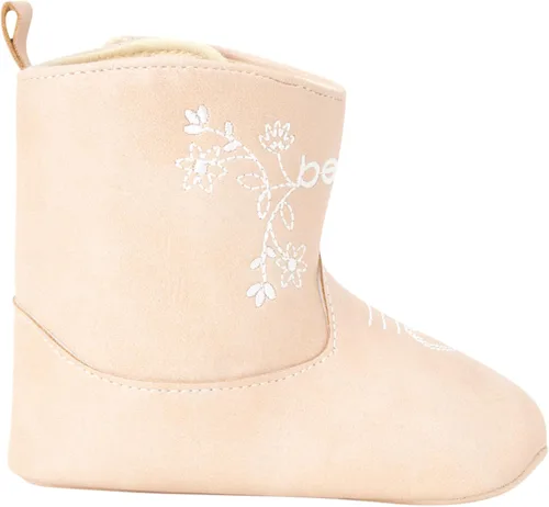 Vista 4 de bebe Baby Girls' Boots - Soft Sole Western Cowboy Booties - Pre-Walker Cowgirl Crib Shoes for Infants (Newborn, 0-12M)