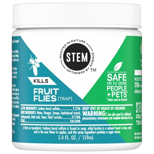 Vista 13 de Trampa para Moscas de la Fruta STEM: Atrapamoscas con Extractos Botánicos; 5.4 fl oz (Paquete de 1)