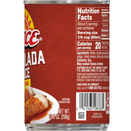Vista 6 de Pace Salsa de enchilada roja, lata de 10.5 oz