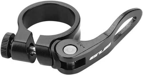 Vista 7 de Abrazadera de poste, Clip de tubo de abrazadera de liberación rápida de aleación de aluminio para bicicleta de asiento de 27.2/1.126 in (negro)
