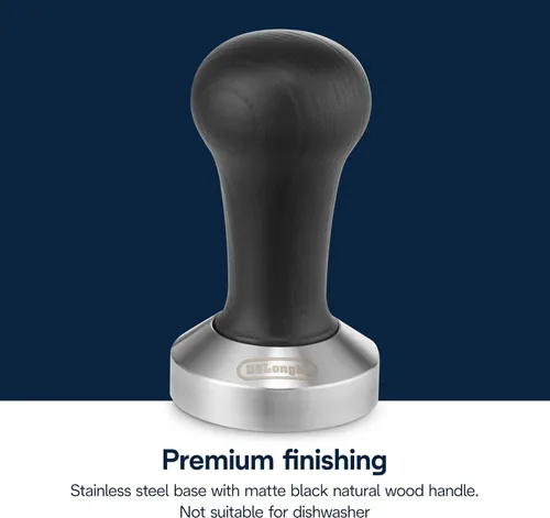 Vista 6 de De'Longhi DLSC080 - Tamper de café espresso de madera negra