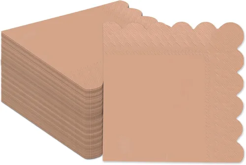 Vista 14 de qiqee 24 colores Morandi servilletas de cóctel 5x5 pulgadas, servilletas desechables para bebidas, boda, cena, fiesta de cumpleaños, diseño de ola