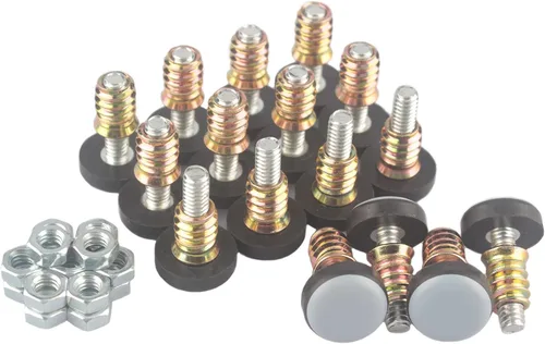 Vista 9 de Nivelador de muebles PTFE (teflón) inferior (base de 0.787 in), vástago roscado (1/4-20) almohadillas de ajuste, mesa/silla/gabinete/sofá