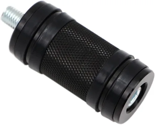 Vista 4 de Dreamseek estribo de cambio para motocicleta con estriberas de dedo + estriberas moleteadas compatibles con Harley-Davidson Sportster Dyna Touring