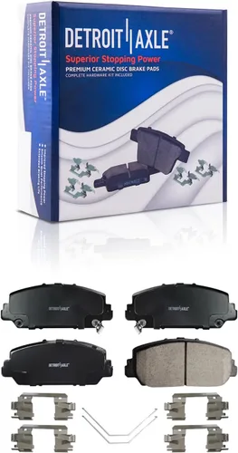 Vista 18 de Detroit Axle - Kit de freno trasero para Ford Explorer 2020-2025 2024-2025 Rotores de freno de disco Mustang Pastillas de freno de cerámica