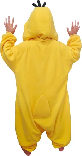 Vista 4 de SAZAC Kigurumi - Pokemon - Psyduck - Mono de Halloween - Talla para niños (5-9 años)