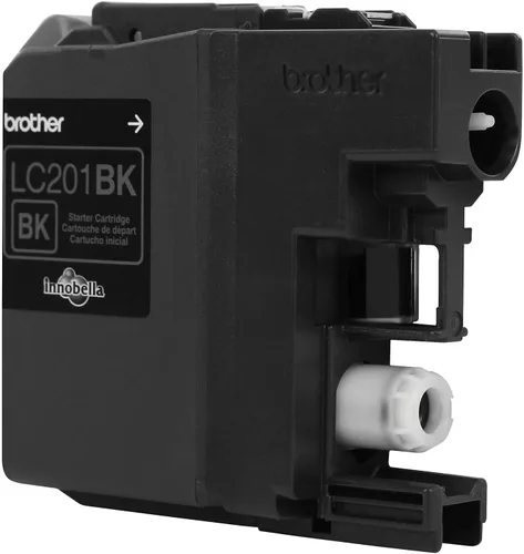 Vista 6 de Cartucho de tinta de rendimiento estándar LC201BK Brother, Negro