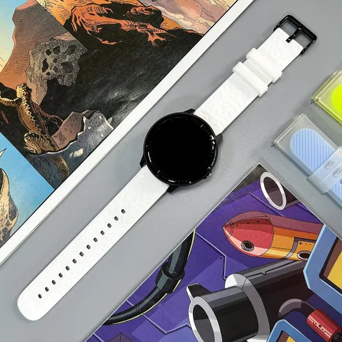 Vista 2 de TenCloud Accesorios para reloj inteligente compatibles con iTech Fusion 2/2S / 2R, correa de reloj de silicona de 0.787 pulgadas de liberación