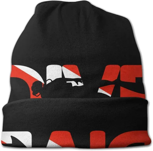 Vista 3 de Fuevdvrri Scuba Dive - Gorro de invierno para hombre, diseño de calavera, suave
