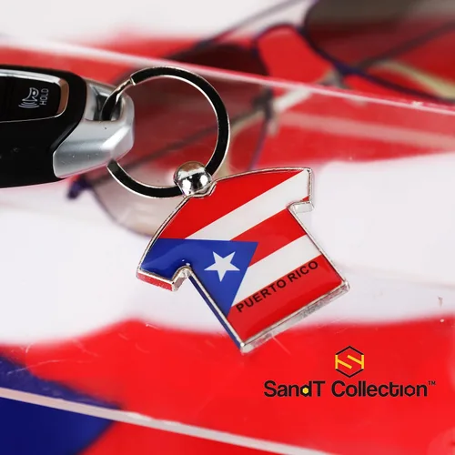 Vista 3 de Abrebotellas Puerto Rico Llavero Puertorriqueño Novedad Abrelatas, camisa