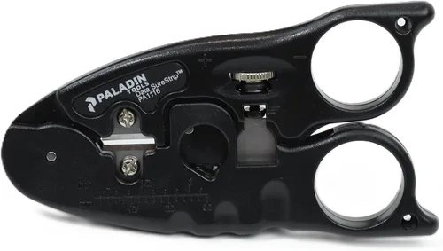 Vista 4 de Paladin Tools - Paquete de herramientas de red – Incluye crimpador de datos modular, cortador de cables/pelador, herramienta de perforación sin