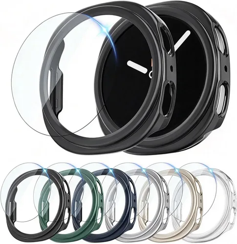 Vista 23 de Rc-Z - Funda protectora de pantalla para Samsung Galaxy Watch 5 4 de 1.575 in (6+6 unidades)
