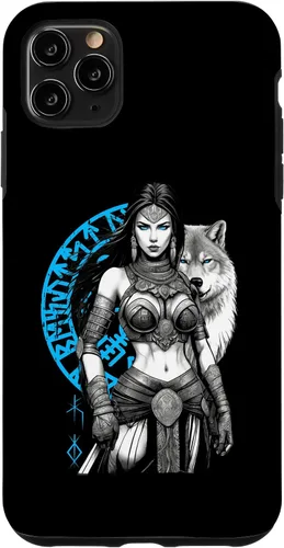 Vista 11 de Funda para iPhone 15 Mitología y fuerza The Shield Maid