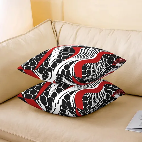 Vista 50 de Guitar Print Double Sides Print Pillow Covers 16"x16",Music Themed Bass Instruments Pillowcase Soft Square Cushion Cases,Rustic Music Score Note