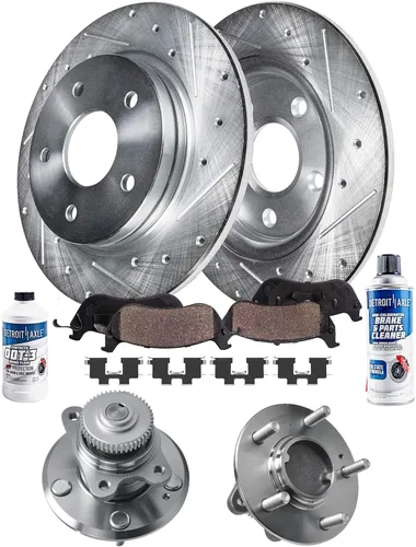 Vista 48 de Detroit Axle - Rotores de freno traseros para Toyota GR Supra BMW 230i 330e 330i 430i 530i 530i 530e 540d 540i xDrive X3 X4 Z4, rotores de freno