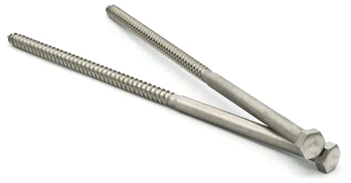 Vista 3 de Hex Lag Tornillos Acero Inoxidable 18 – 8 – 1/4" x 8" qty-100