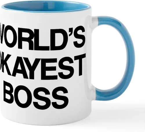 Vista 15 de CafePress – como un Boss Taza – El único Taza de café, taza de café, S, Blanco