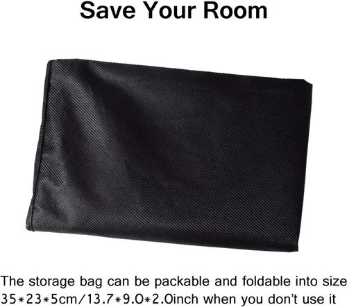 Vista 5 de LassZone 180 bolsas de almacenamiento grandes para mudanzas, bolsas de viaje impermeables con asas de cremallera, organizador de tela Oxford gruesa
