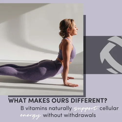 Vista 3 de Tranont Complejo Focus Vitamina B – Mejora la claridad mental, la energía y la salud inmunológica con suplementos naturales, té verde y suplemento
