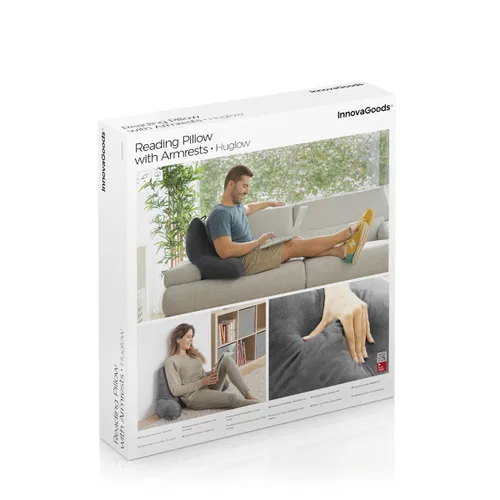 Vista 13 de Almohada de Lectura con Apoyabrazos Huglow InnovaGoods