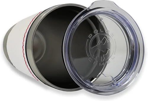 Vista 2 de LaserGram Vaso aislado al vacío de 20 onzas, signo del zodiaco, acuario, grabado personalizado incluido (cuero sintético, estilo béisbol)