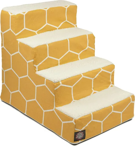 Vista 15 de Majestic Pet - Escaleras portátiles para mascotas suave escalón de espuma de sherpa escalones para perros y gatos rampa para cachorros