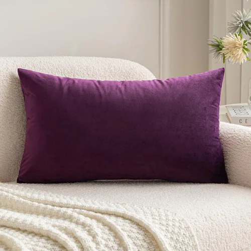 Vista 44 de MIULEE - Funda de almohada de terciopelo suave de lujo decorativa, funda de cojín rectangular única para sofá de primavera, dormitorio, automóvil