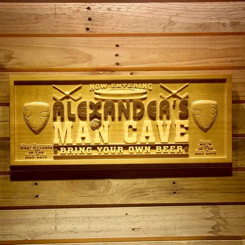 Vista 119 de ADVPRO wpa0031 - Letrero de madera personalizado con nombre de Lake House para decoración del hogar, boda, tamaño mediano, 18.25 x 7.25 pulgadas