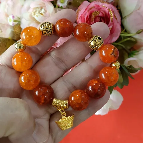 Vista 6 de Heavens Tvcz - Pulsera de ágata con escamas de dragón de buena suerte para mujeres tailandesas buena suerte joyería energética de 0551in dijes