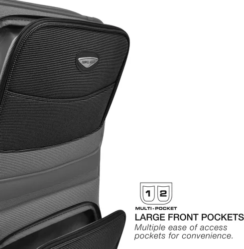 Vista 5 de Travel Select Amsterdam - Equipaje vertical y expandible con ruedas, Gris