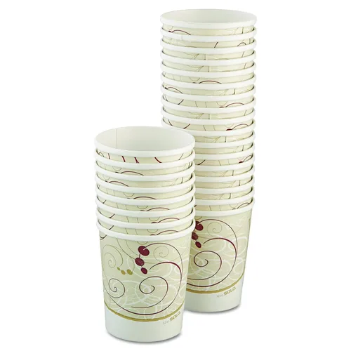 Vista 2 de SOLO H4325SYM Symphony - Recipiente de comida de papel recubierto de polietileno de doble cara, capacidad de 32 onzas (paquete de 500)