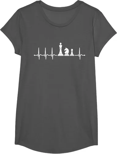 Vista 30 de Camiseta de ajedrez, niños de ajedrez, amantes del ajedrez, camiseta de ajedrez para niños, Negro