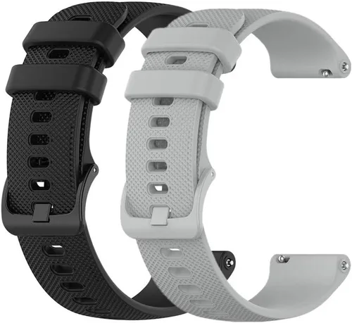 Vista 6 de 22mm Watch Band Compatible with Garmin vivoactive 4/Venu 2,Sport Strap Silicone Replacement Band for Polar Vantage M
