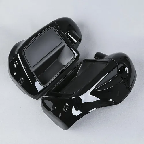 Vista 2 de Carenado inferior de pierna ventilada + altavoces de 6.5 pulgadas con rejillas para Harley Touring Road King FLHR Road Glide FLTRX Street Glide FLHX